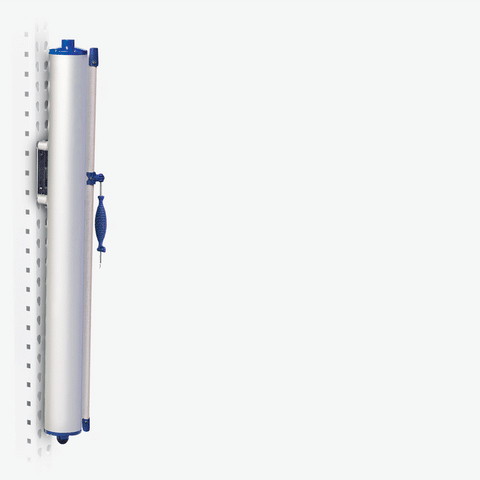 Portable Solid White Banner